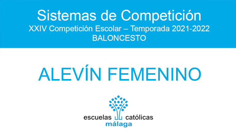 Baloncesto Alevín Femenino 2021-2022. Sistema de competición
