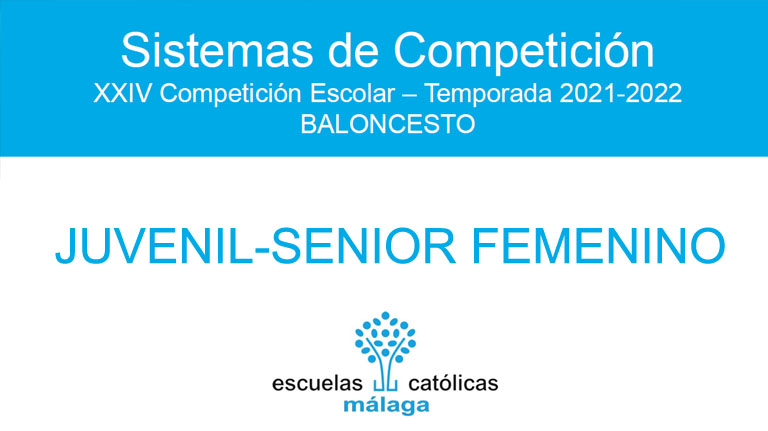 Baloncesto Juvenil-Senior Femenino 2021-2022. Sistema de competición